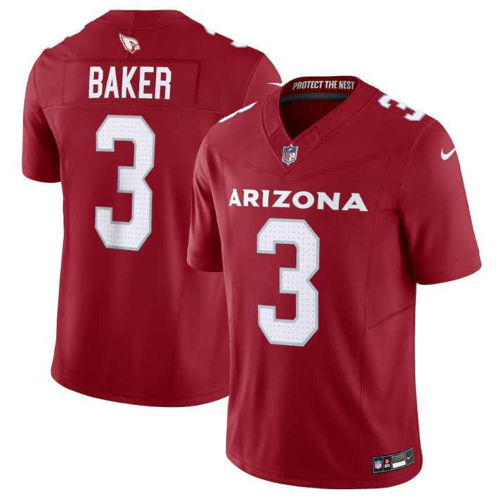 Men & Women & Youth Arizona Cardinals #3 Budda Baker Red Vapor Untouchable F.U.S.E. Limited Stitched Football Jersey